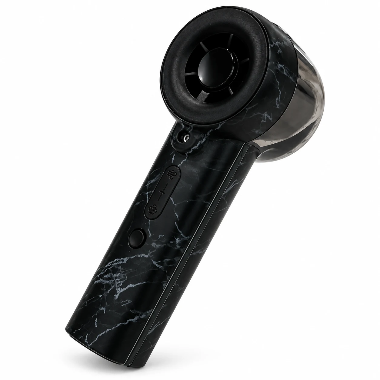Black marble fan finish