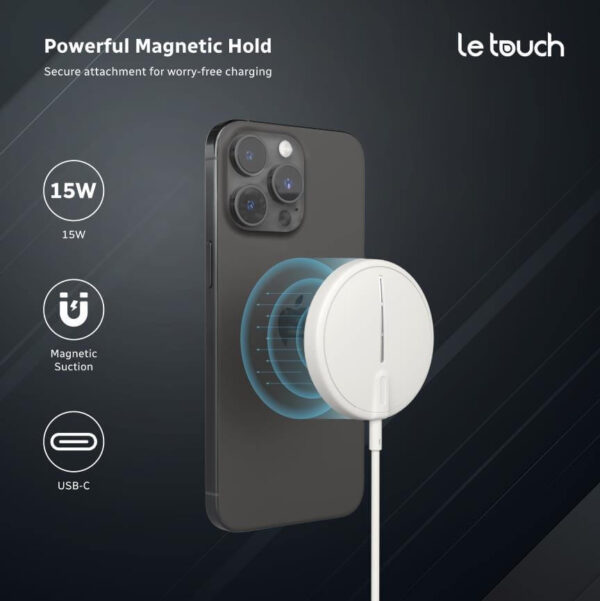 LT-W80 15w magnetic wireless charger