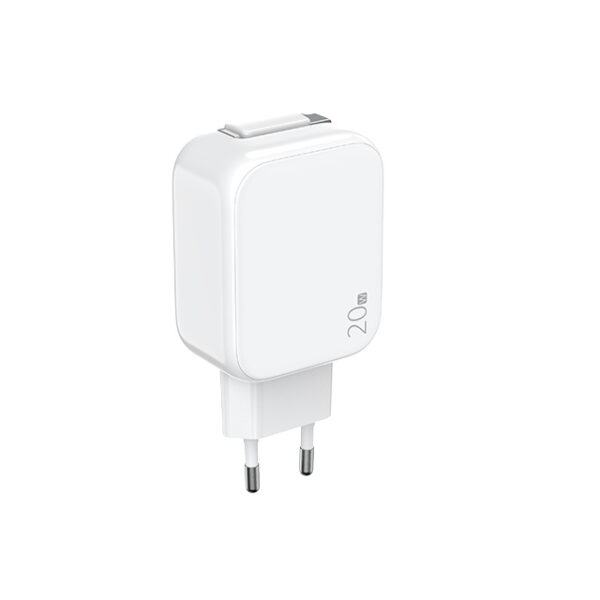 20W Wall Charger with Retractable Cable