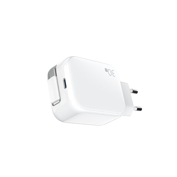 30W Wall Charger with Retractable Cable - Image 2