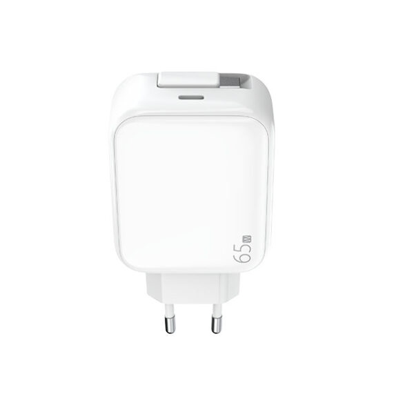 65W Wall Charger with Retractable Cable - Image 2