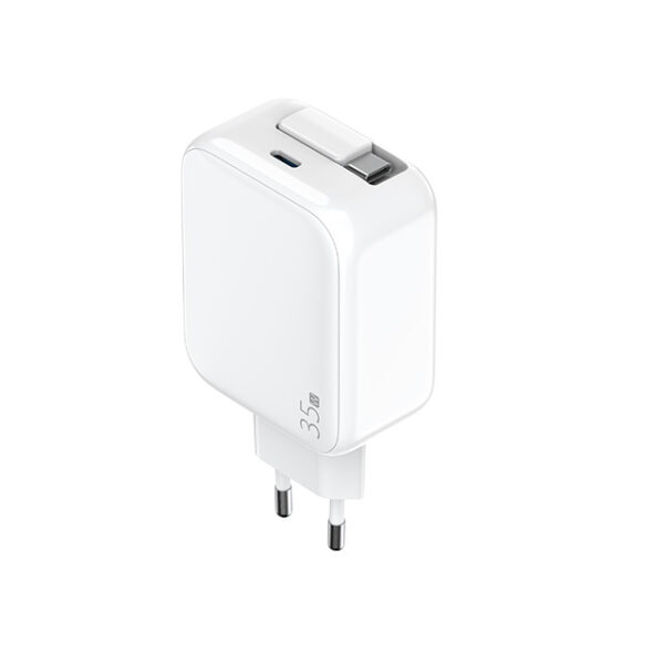 35W Wall Charger with Retractable Cable - Image 4