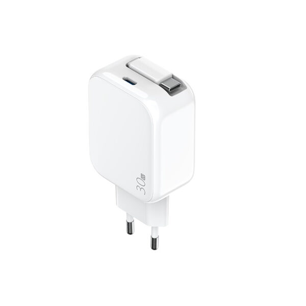 30W Wall Charger with Retractable Cable - Image 4