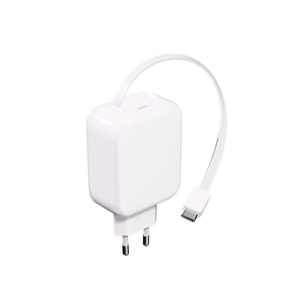 30W Wall Charger with Retractable Cable - Image 5