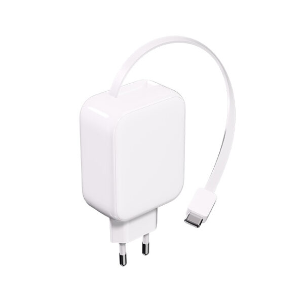 20W Wall Charger with Retractable Cable - Image 5