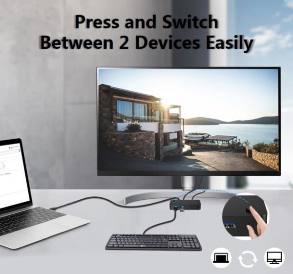 4-Port Sharing Switch Hub for 2 PCs - Image 6