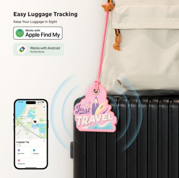 2-in-1 SmartTrack Luggage Tag - Image 2