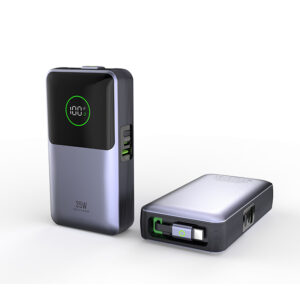 10,000mAh PD35W Retractable Power Bank