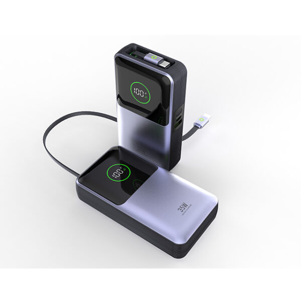 10,000mAh PD35W Retractable Power Bank - Image 5