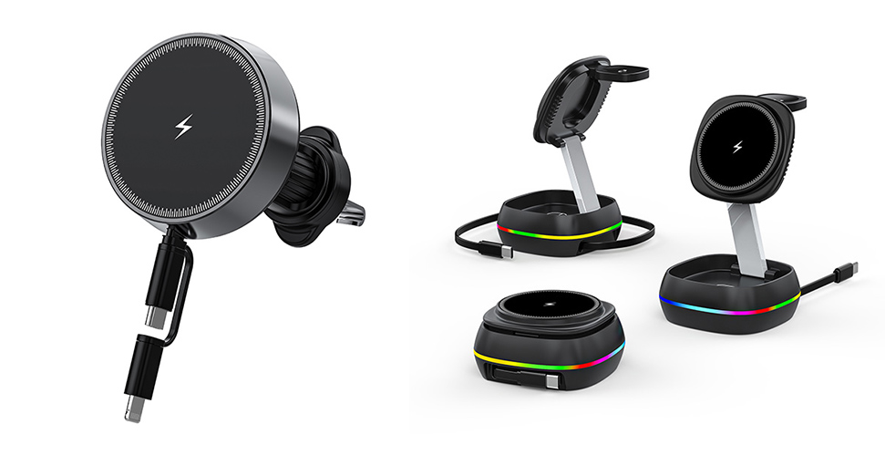 retractable wireless charger