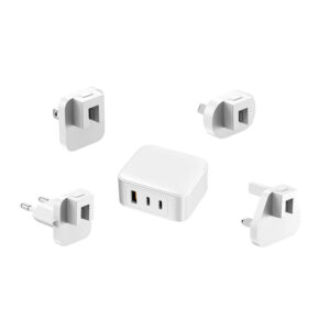 Mini 100W GaN PD3.0 Travel Charger  2 -USB-C + 1 - USB-A