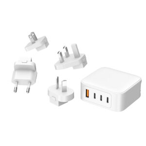 100W GaN PD3.0 Travel Charger 3 USB-C + 1 USB-A