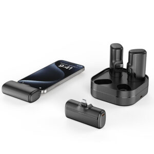 square power bank charging dock