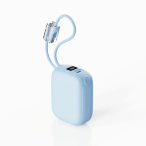 10000mAh Power Bank with Built-in Cables