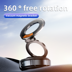Magnetic Car Phone Mount with Vacuum Suction