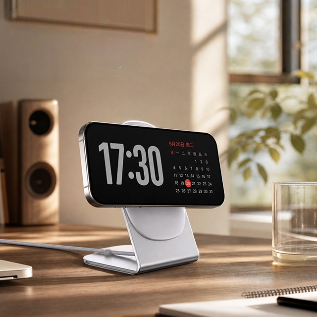 Qi2.2 Magnetic Wireless Charger with Aluminum Stand - Image 4