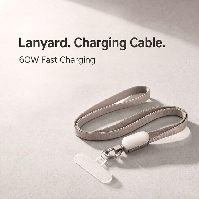 2-in-1 Crossbody Lanyard Charging Cable - Image 3